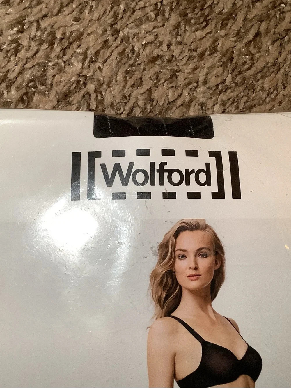Wolford Muriel tights, vertical lines design, color black/white, size: M